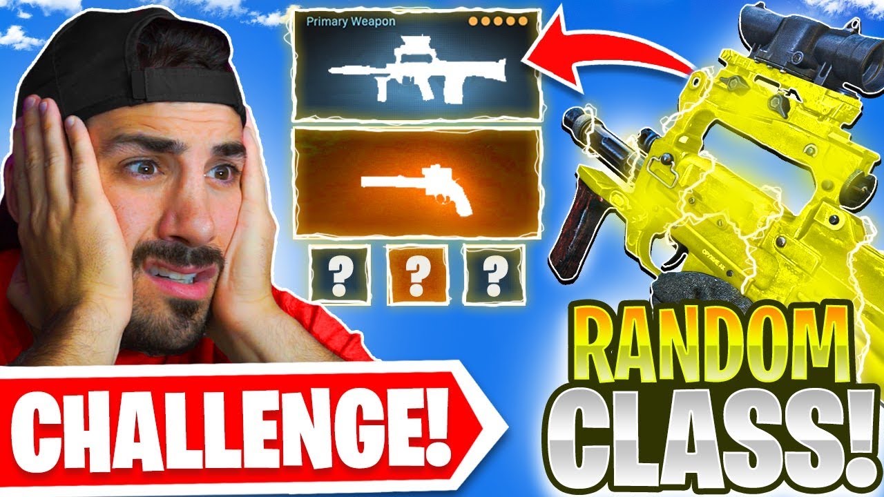 Using a RANDOM CLASS in Warzone! 😳 *BAD IDEA*