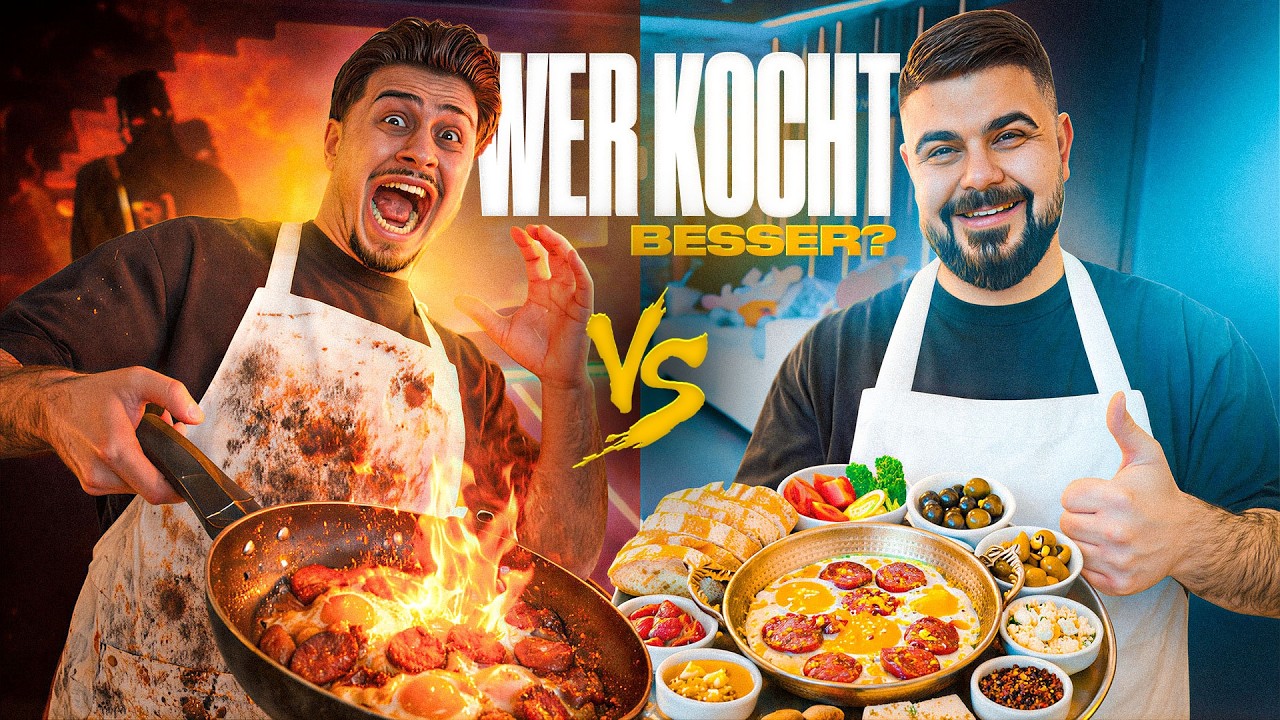 KOCHDUELL BZET VS EMRE ESKALIERT..🍳😂
