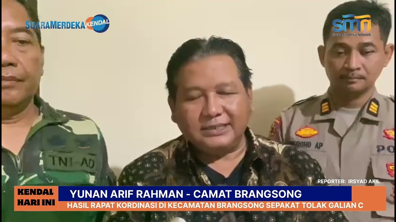 Penolakan Tambang Galian C, Hasil Rapat Koordinasi di Kecamatan Brangsong Sepakat Tolak Galian C