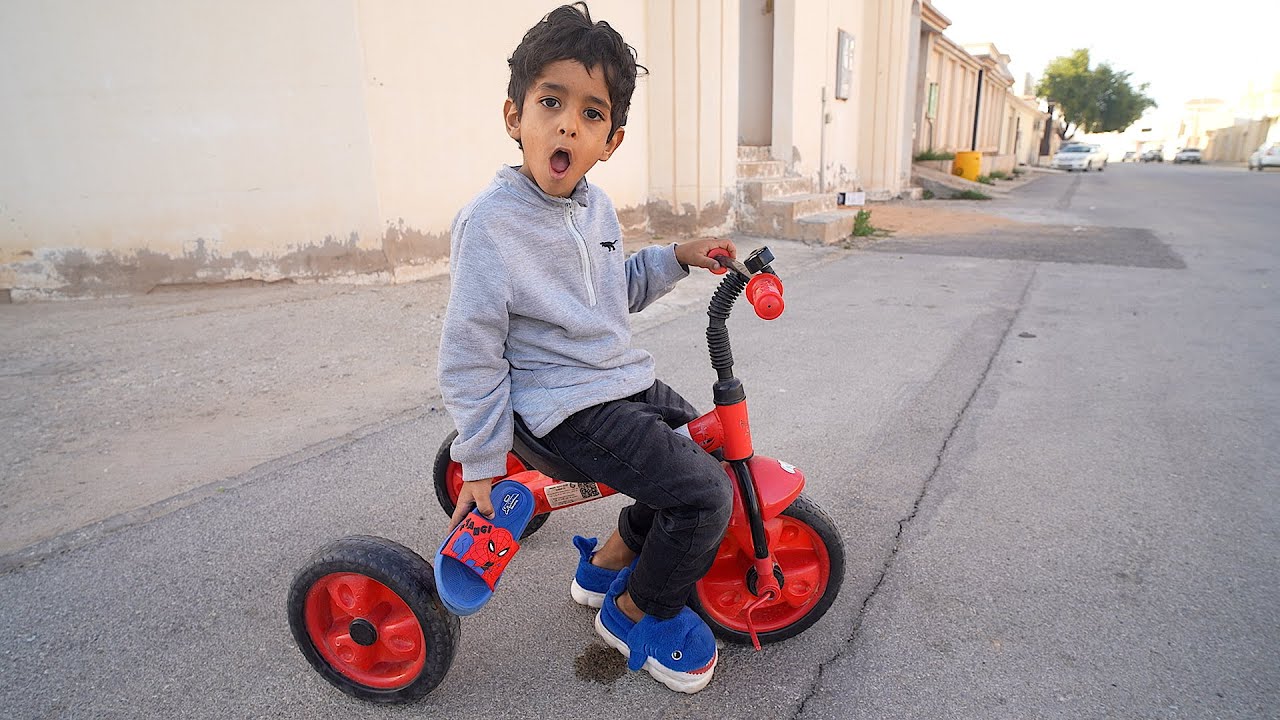 صديق عبودي يويو اخذ دراجه عبودي ! شوفوا ايش السبب