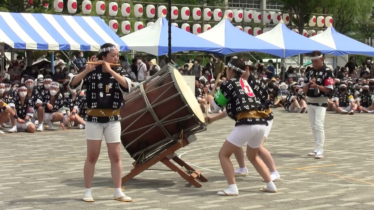 第74回竿燈妙技大会 大若囃子方決勝（上米町一丁目）