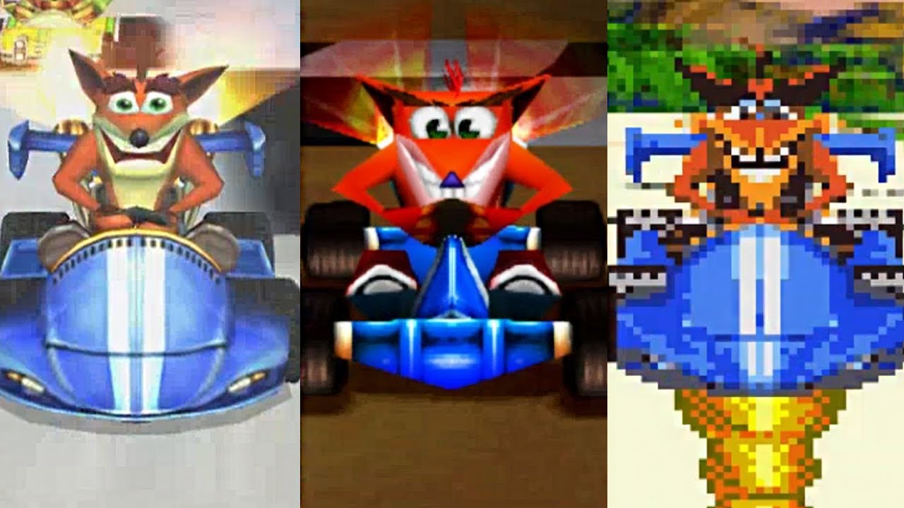 CNK vs CTR vs GBA - Characters Comparison | Road To CTR Nitro-Fueled