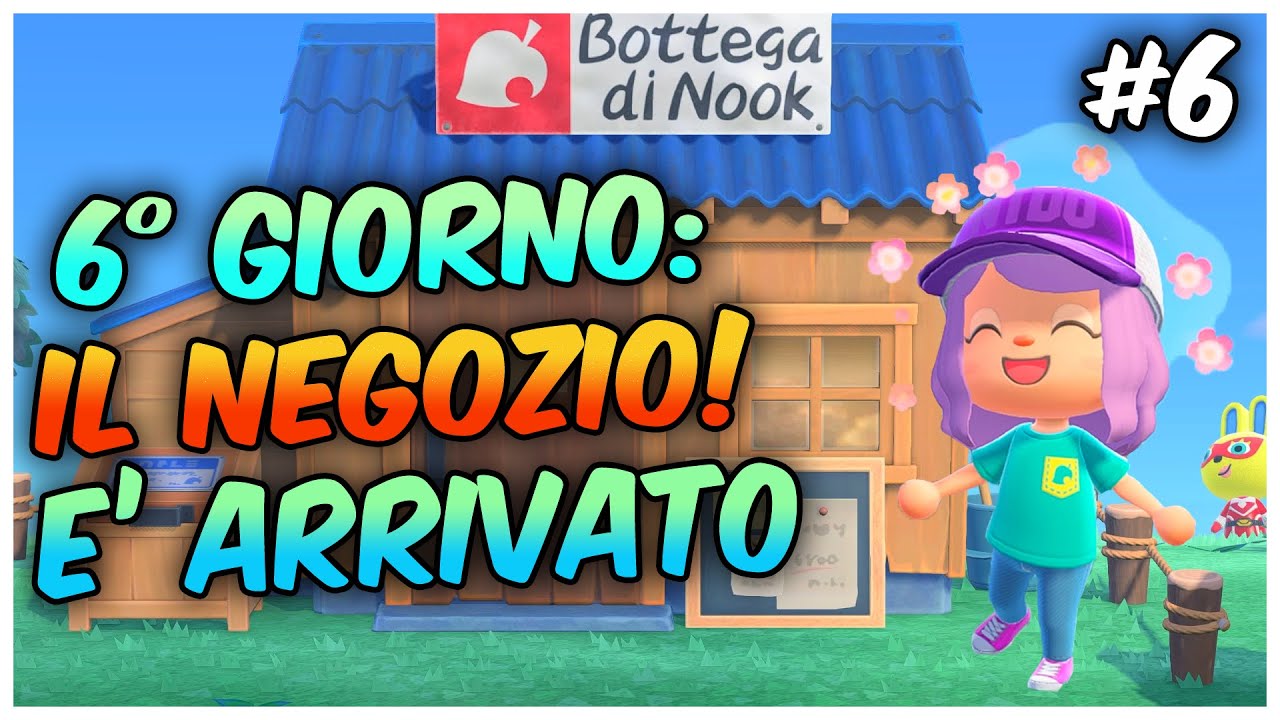⭐Sesto giorno, arriva il Negozio e sblocchiamo i primi lotti per le case ⭐Tutorial primi passi #acnh