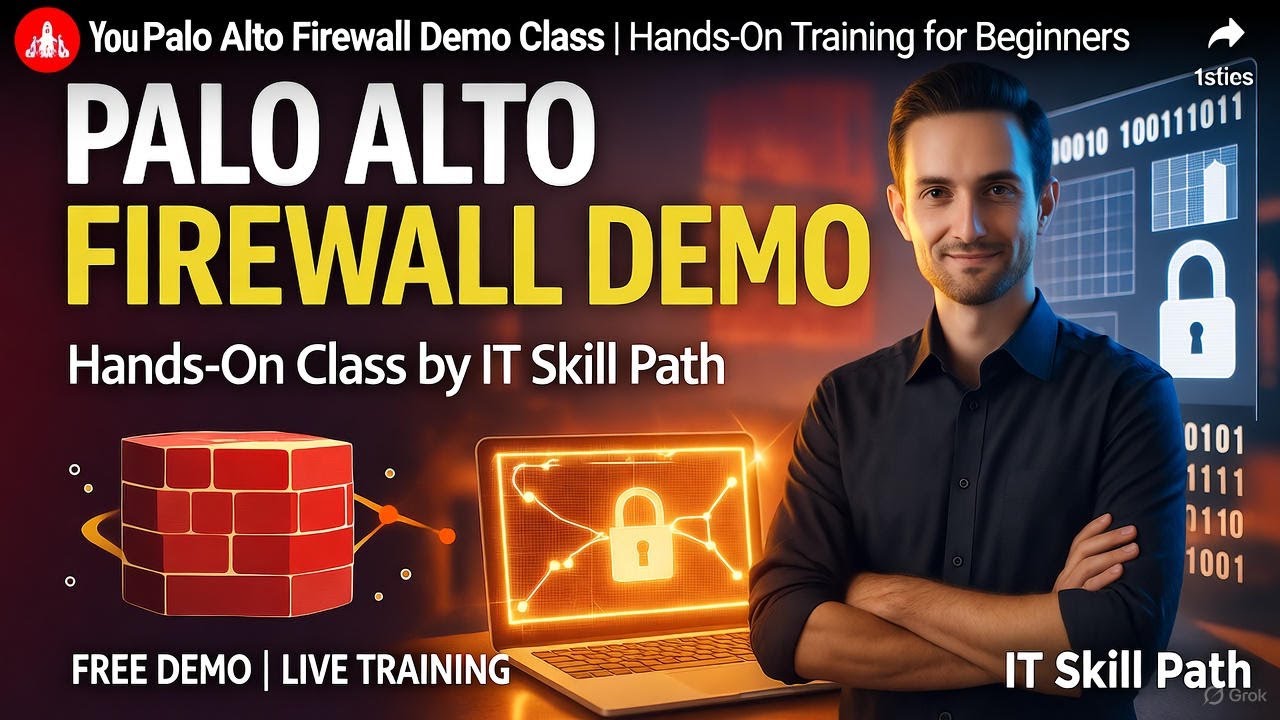 Palo Alto Firewall Tutorial for Beginners | Live Demo by IT Skill Path