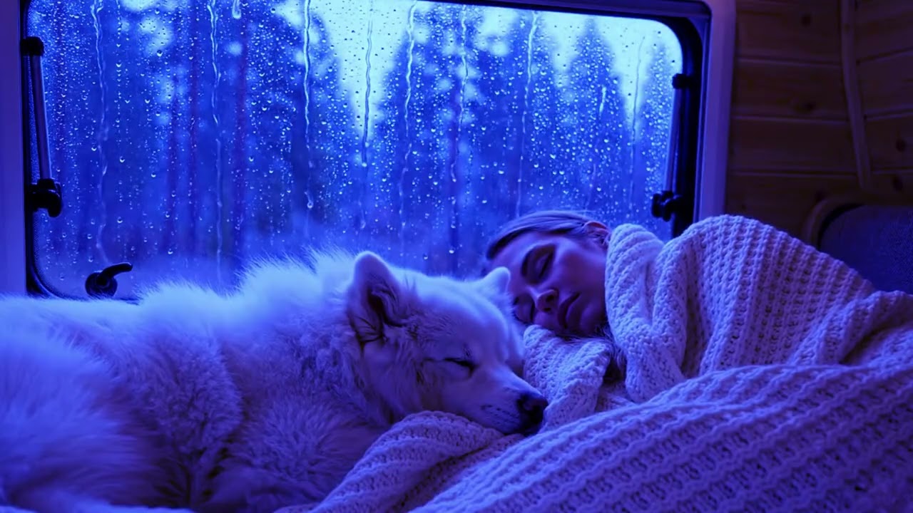 Rain Sounds with Distant Thunder for Deep and Calm Sleep
