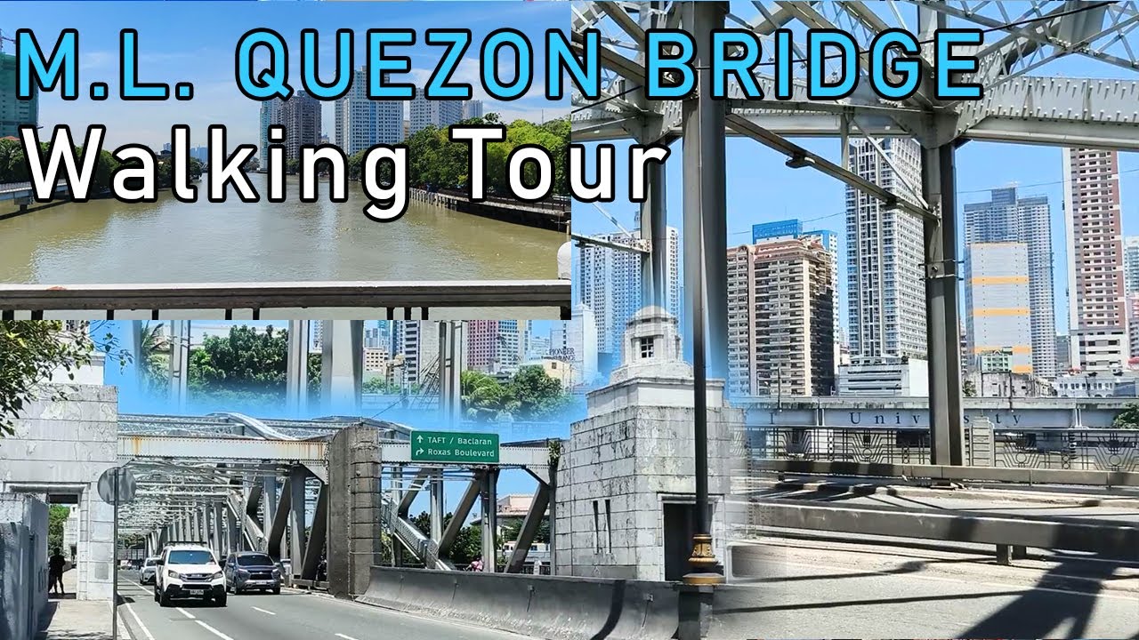 M L  QUEZON BRIDGE MANILA WALKING TOUR #manila #manilaupdate #tourist #walkingtour #quiapo #yorme
