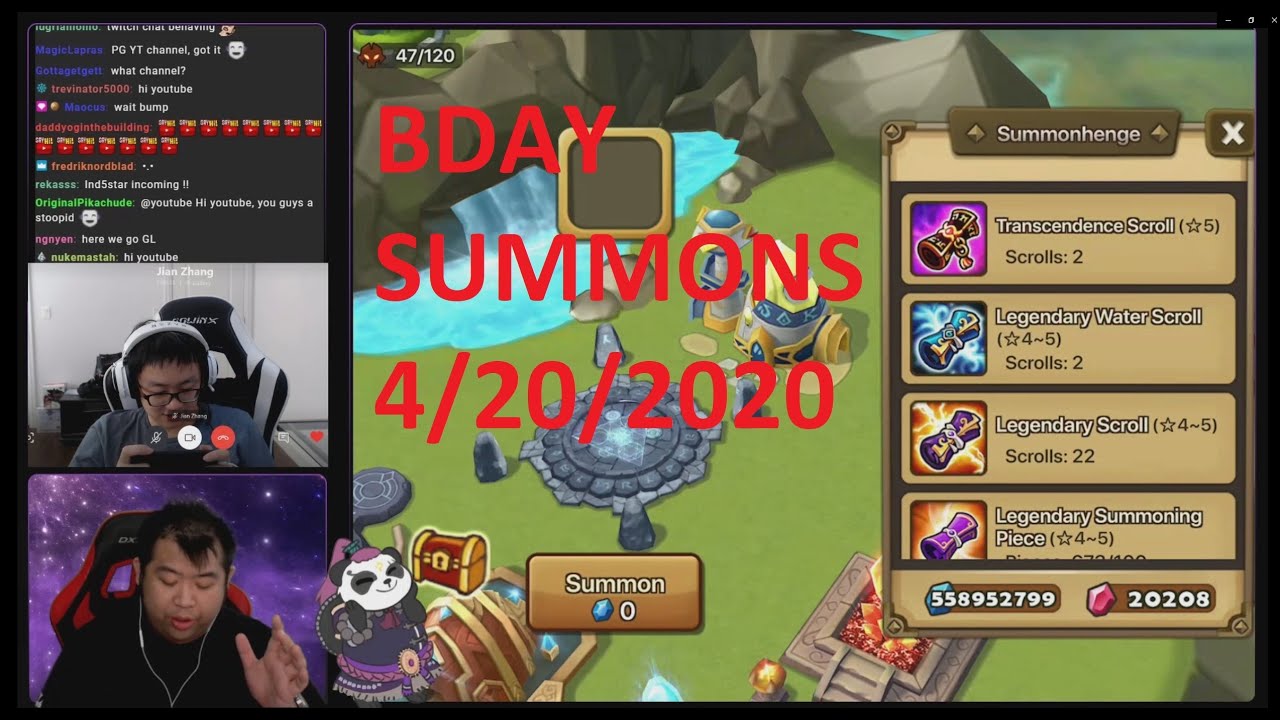 [Summoners War] 4 2 0 - Bday Summons
