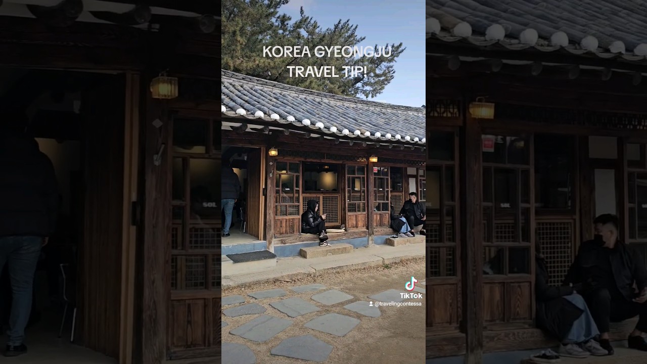 CUTEST KOREAN COFFEE SHOP? GYEONGJU HANOK CAFE! 