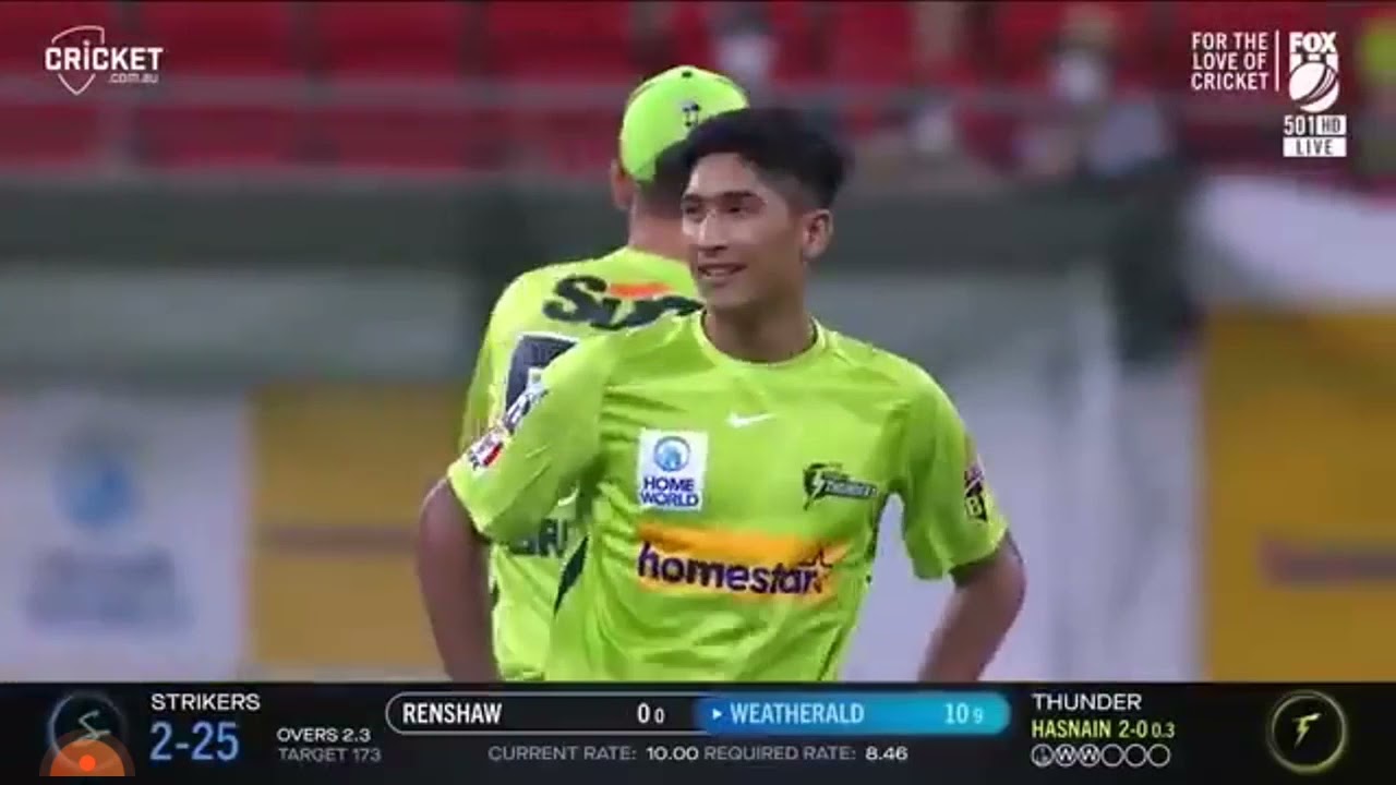 BBL Muhammad hasnain get 3 wickets on bbl