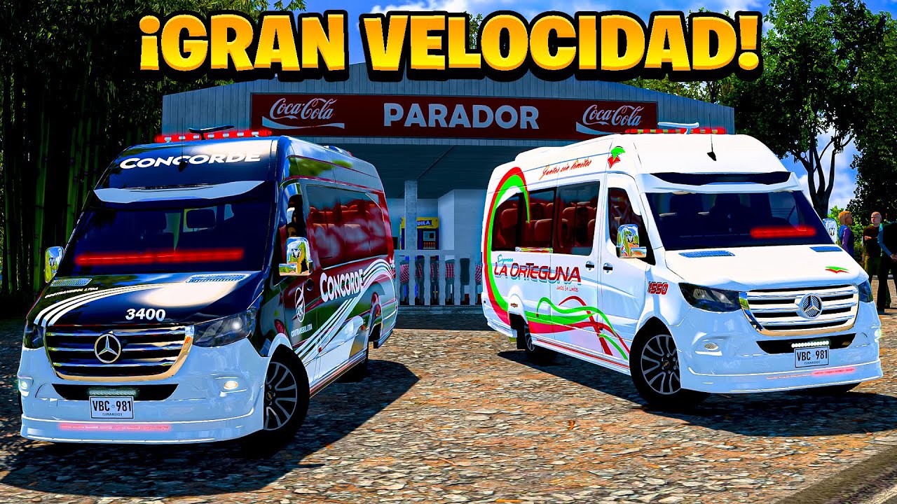 ¡Buseteros IMPRUDENTES por CARRETERAS de COLOMBIA! | American Truck Simulator