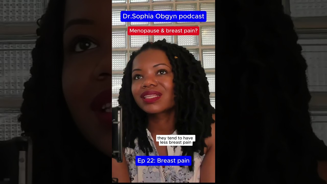 Menopause & breast pain? - Dr.Sophia Obgyn podcast