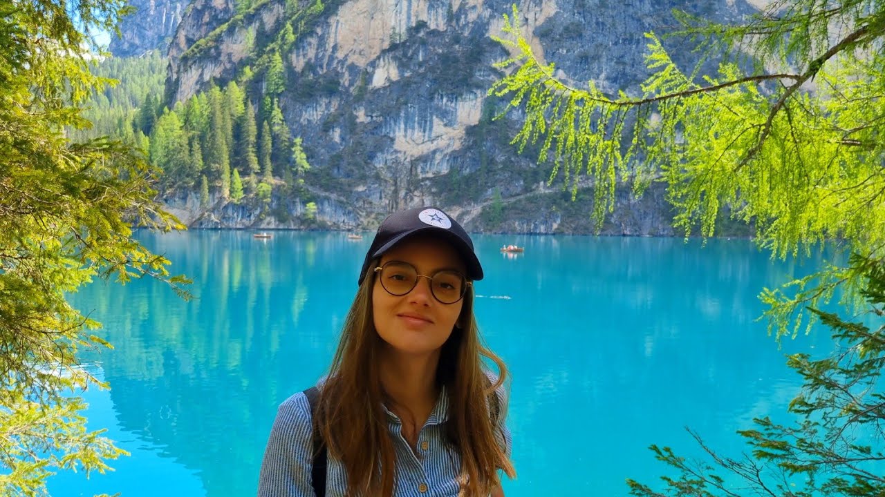 LAGO DI BRAIES EM MAIO (PRIMAVERA) GIRO COMPLETO DO LAGO