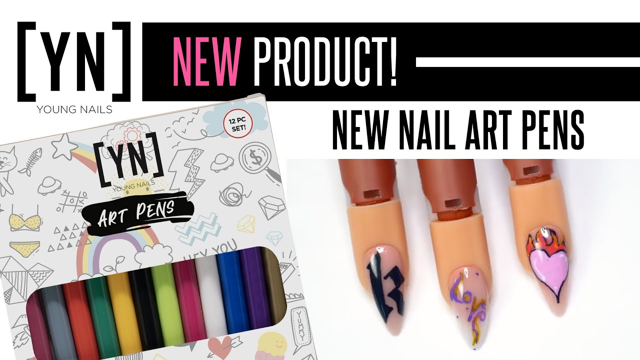 Drawing Designs with New Nail Art Pens