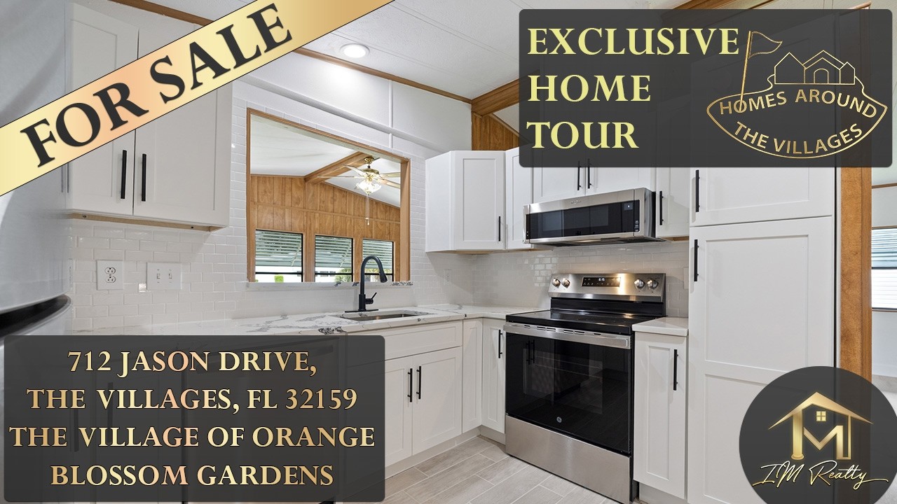 Дом после ремонта за 215 000 долларов в The Villages | 2 спальни / 2 ванные комнаты | 712 Jason Dr