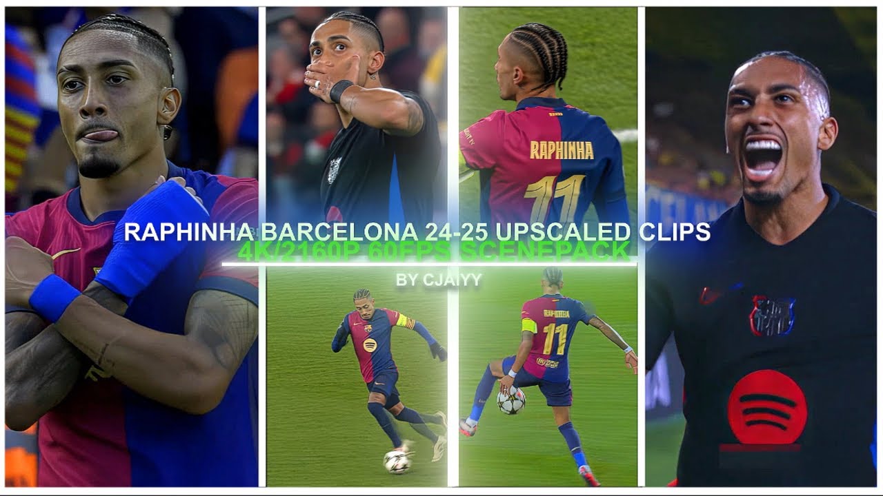 Raphinha ● 4K 60FPS ULTIMATE SCENEPACK ●  ( ADDED TOPAZ NO AE CC) FOR EDITING