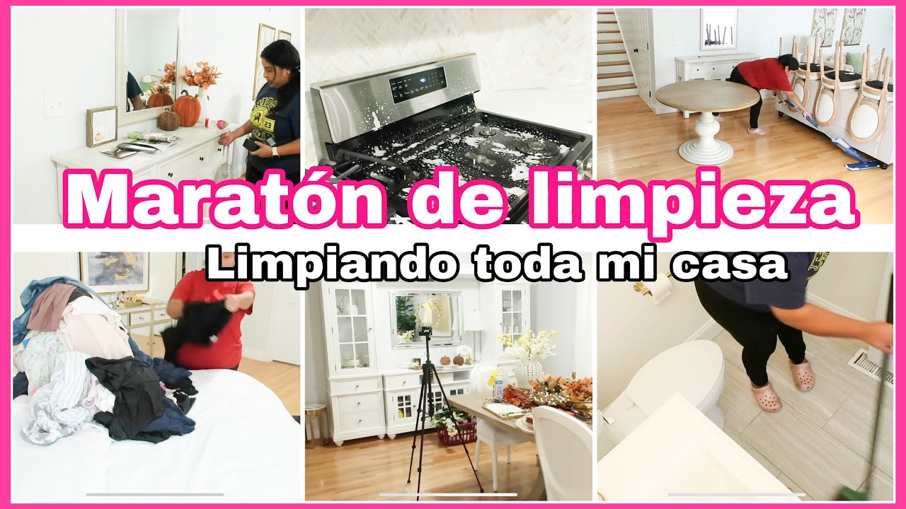 MARATON DE LIMPIEZA | MOTIVACION PARA LIMPIAR | LIMPIA CONMIGO
