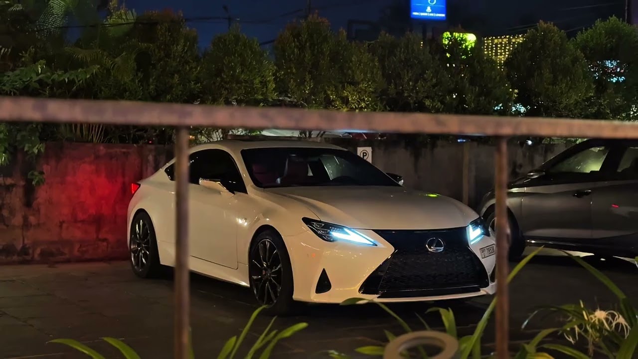 Japanese chick from UAE ! Lexus RC 350 F sport.