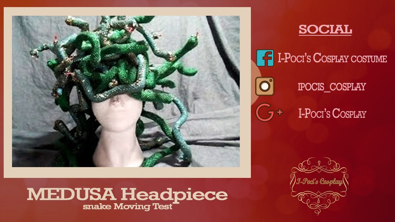 Medusa Headpiece snake moving