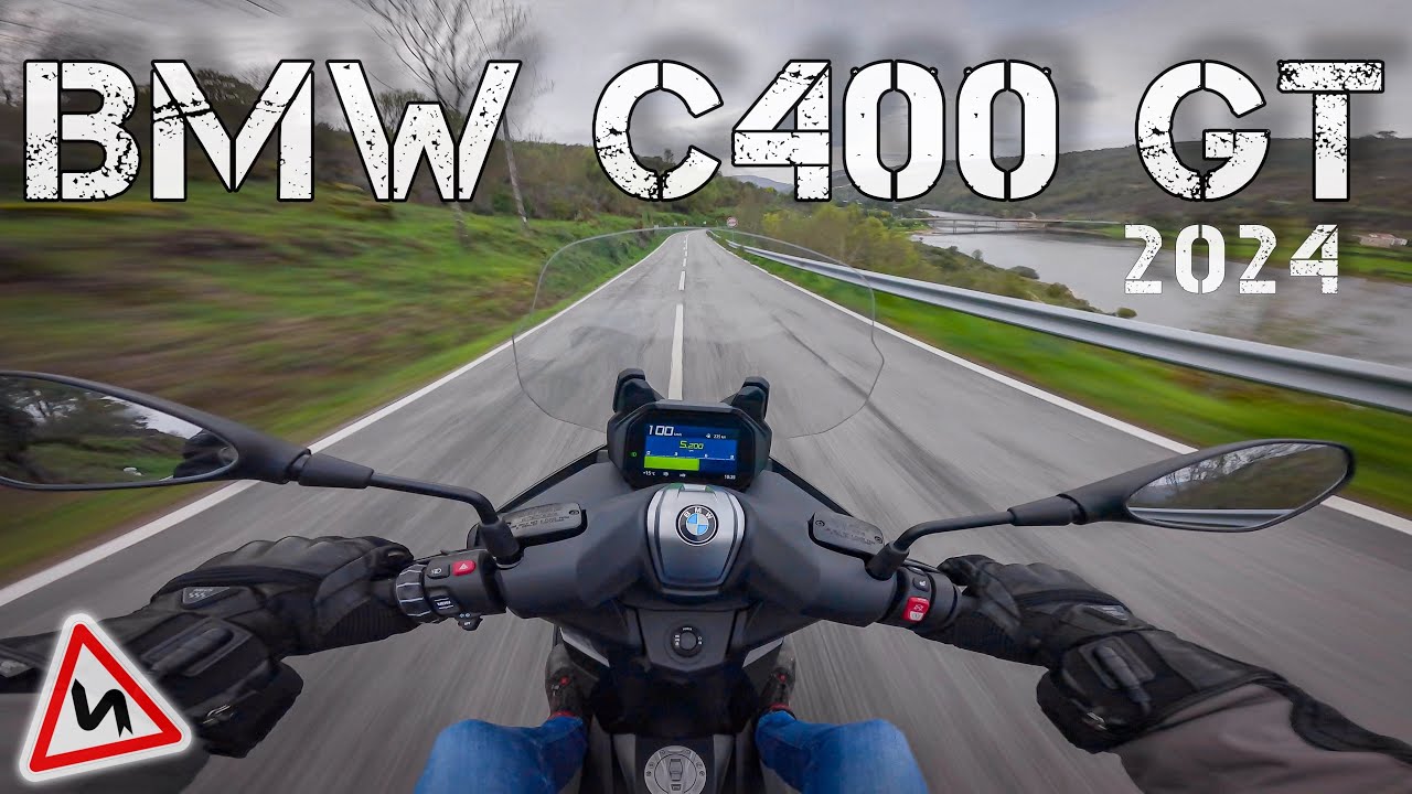 BMW C400 GT 2024 | RAW SOUND 🔊 [4K RAW Onboard]