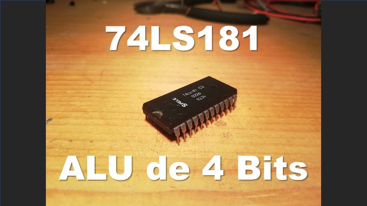 Probando el integrado 74LS181: ALU de 4 bits