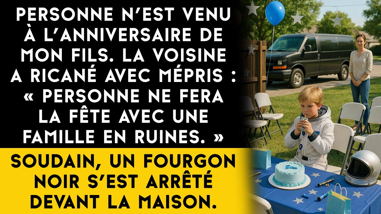 Personne n’est venu à l’anniversaire de mon fils de 8 ans… sauf des personnes en uniforme