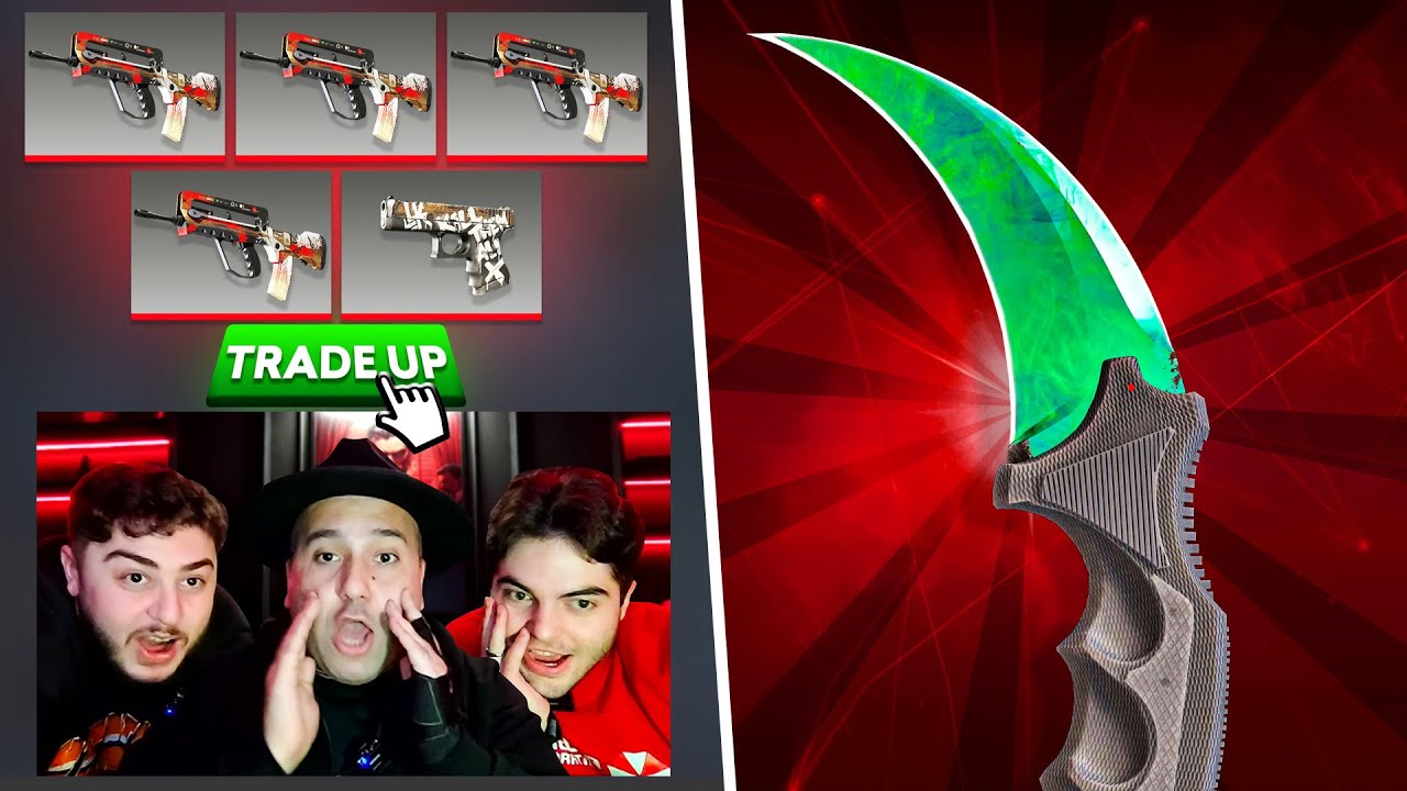ყველაზე ეპიკური ვიდეო CS2 Karambit Trade Up კარამბიტის ტრეიდაფი