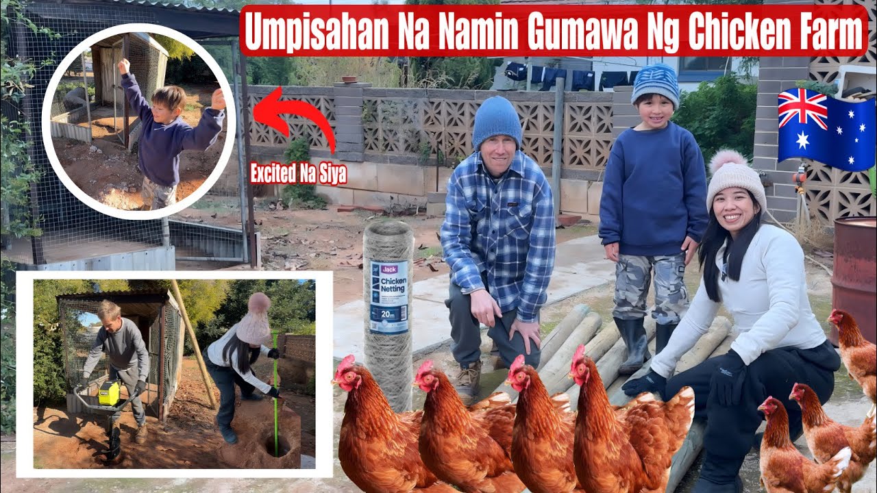 Umpisahan Na Namin Gagawa Ng Bahay Ng Manok|Sa Aming Backyard