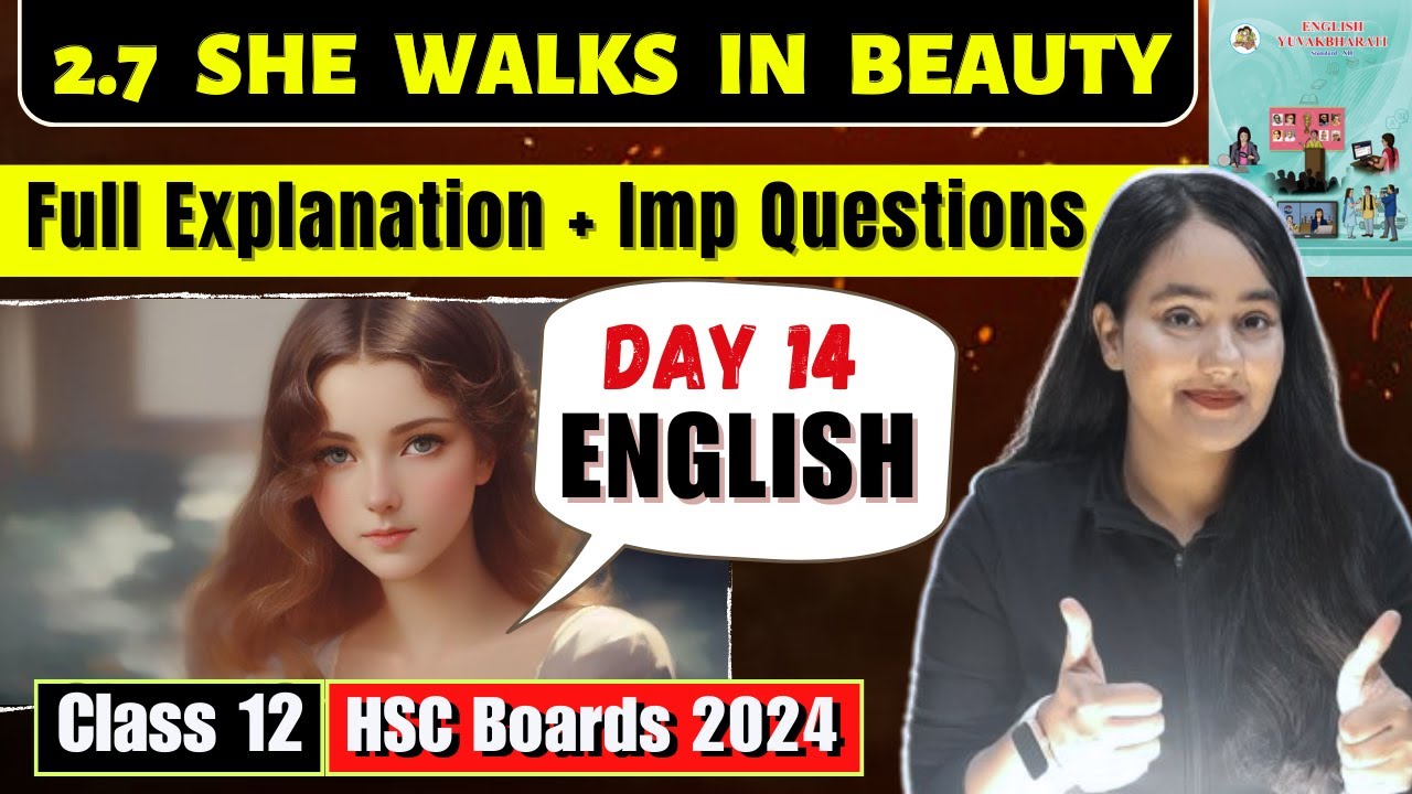 DAY 14 of 25| ONE SHOT SERIES| English| Class 12 HSC| By @Shafaque Naaz​
