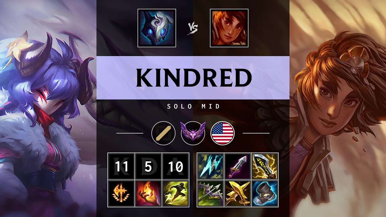 Kindred Mid vs Taliyah - NA Master Patch 25.13