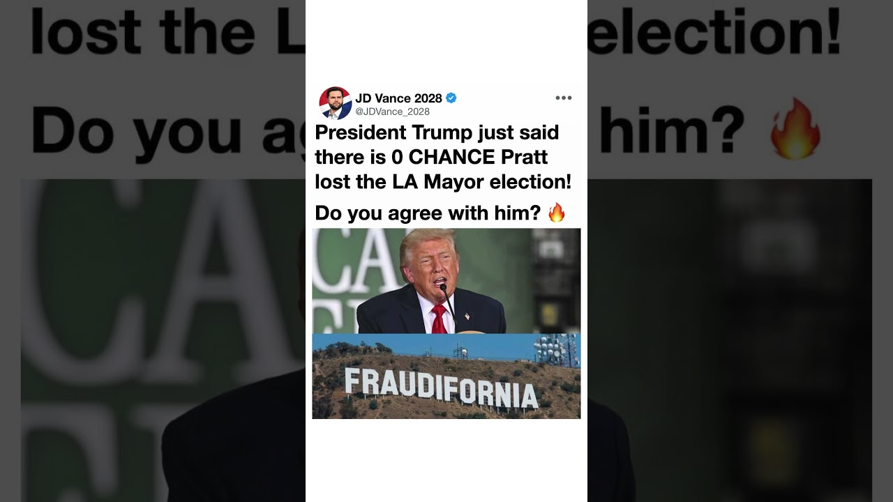 🚨 Trump Questions LA Mayor Election Results? Social Media Debate Explodes 🇺🇸🔥
