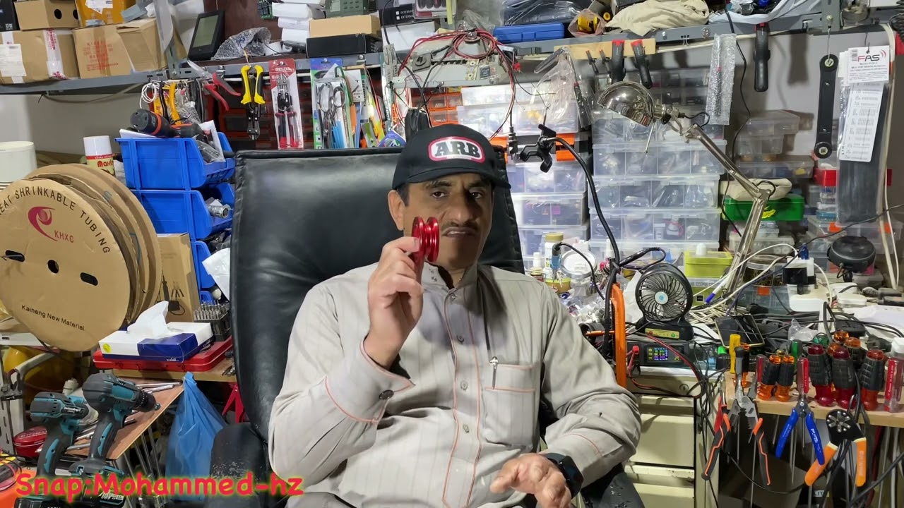 شاهد تجربة بكرة ونش السحب لسيارات الدفع الرباعي لاثبات تدبيل القوة .
