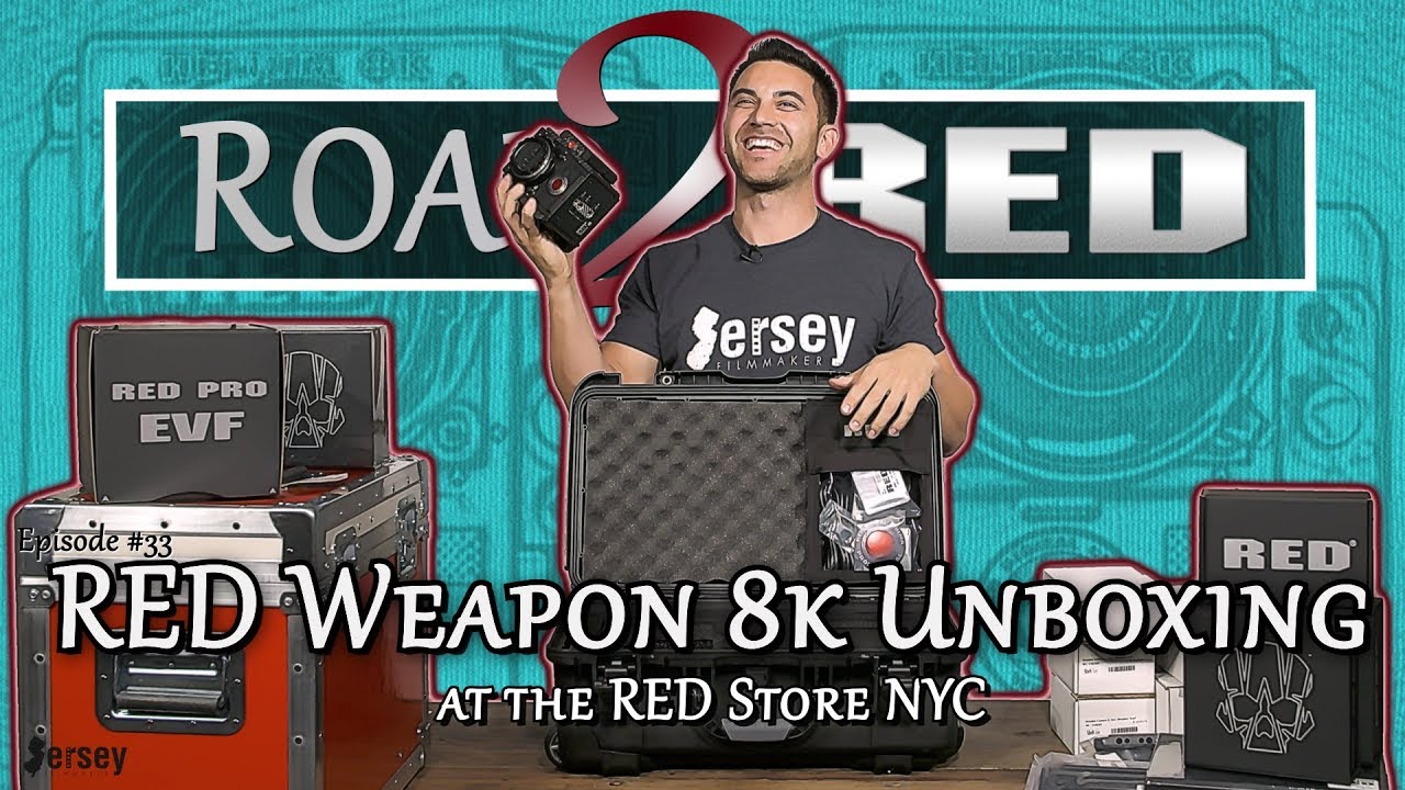 RED Weapon Helium 8k Unboxing at the RED Store in NYC [Road 2 RED]