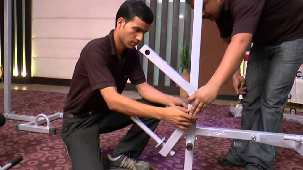 Fitting of Multi Bench 308 lifeline