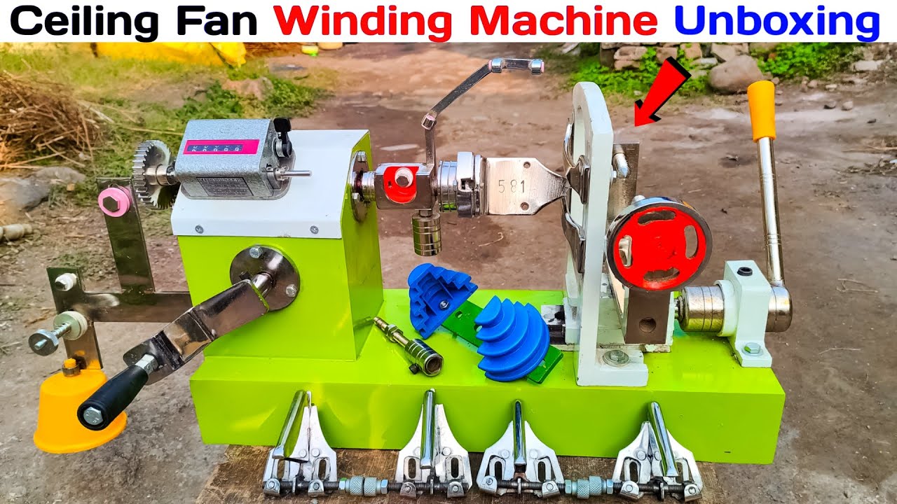 सीलिंग फैन वाइंडिंग मशीन | kisan engineering winding machine KIJ-111 Unboxing