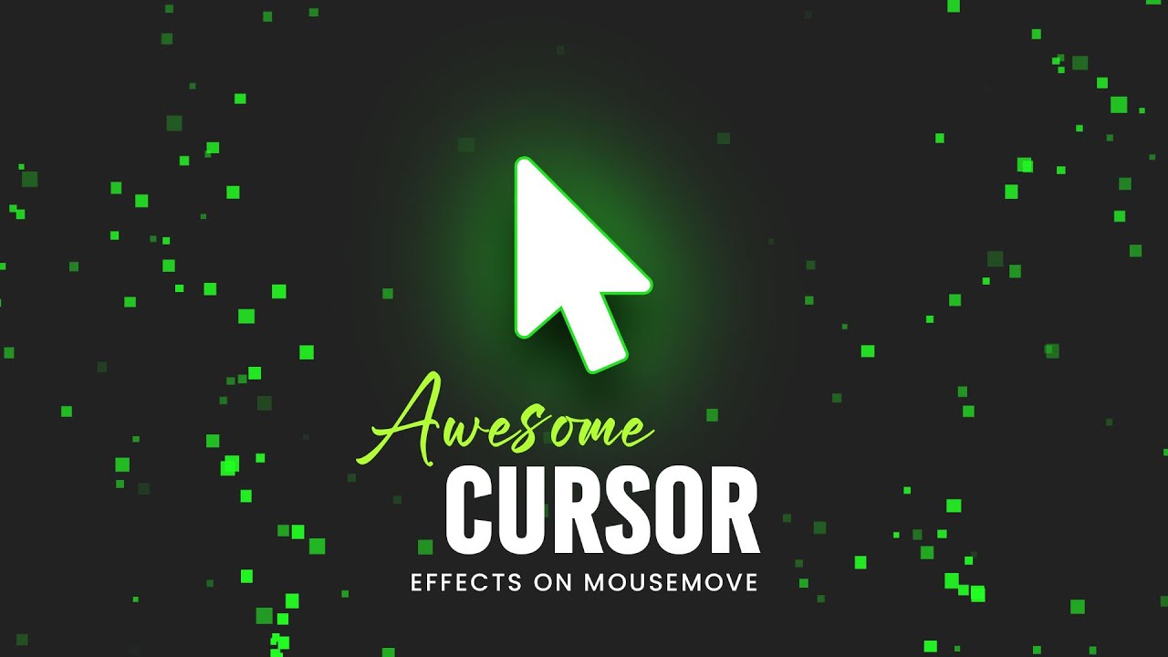 Awesome Cursor Animation  on Mousemove With CSS & Javascript