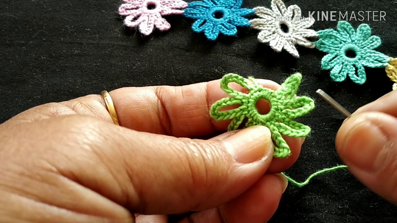 259-सुई से क्रोशिये जैसी लेस,Lace with needle(Hindi/Urdu)