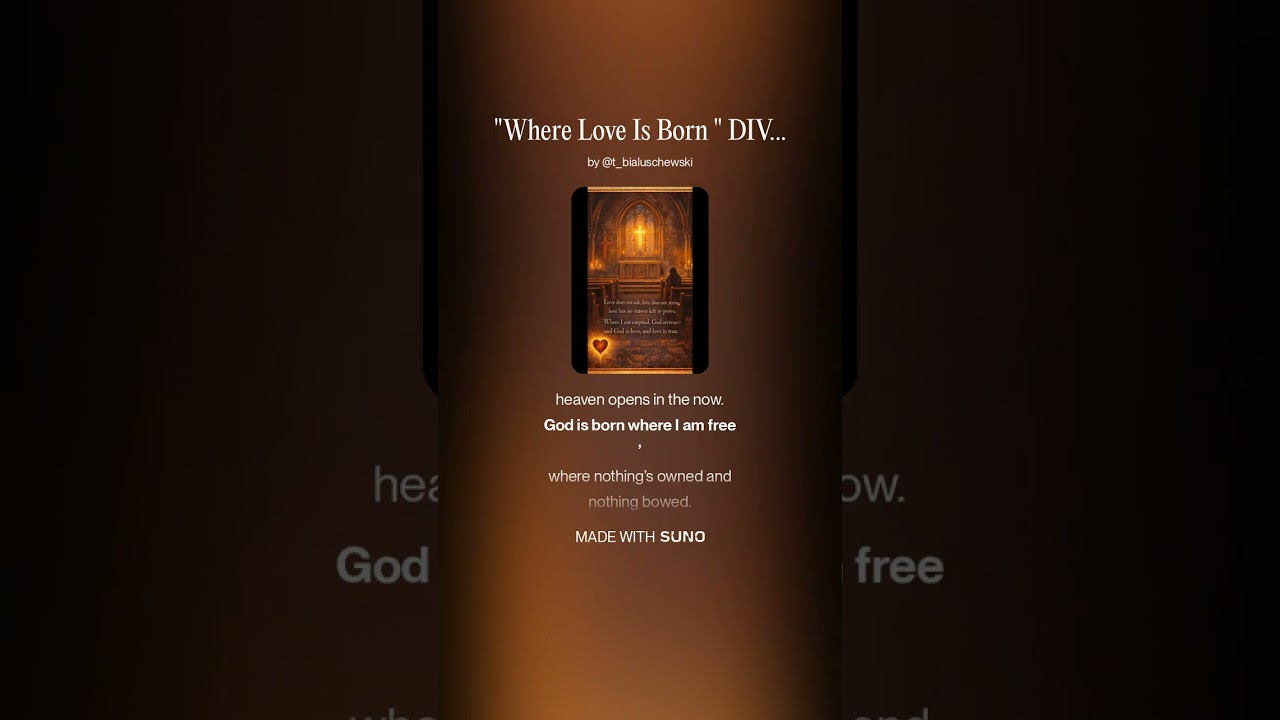 Where Love Is Born | Gospel Prayer for Peace & Compassion  DIVINE TIME MUSIC AI