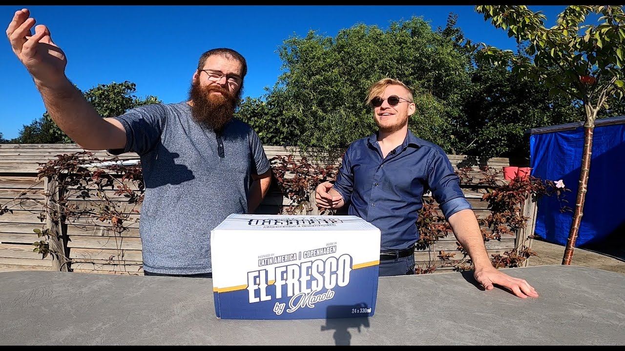Vi g&aring;r &oslash;en rundt med en kasse af Jeppe K&acute;s &Oslash;L !!! (El Fresco &oslash;lsmagning)