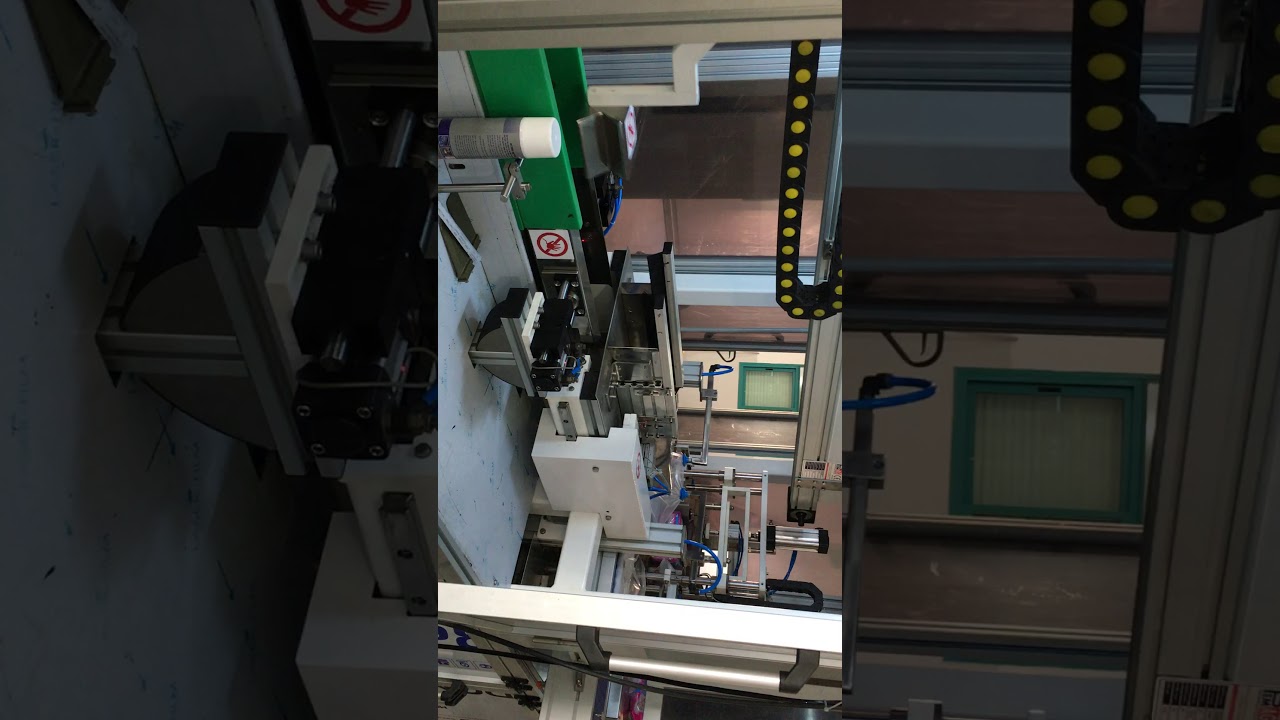 Wet wipes pouching machine Pemag Makina