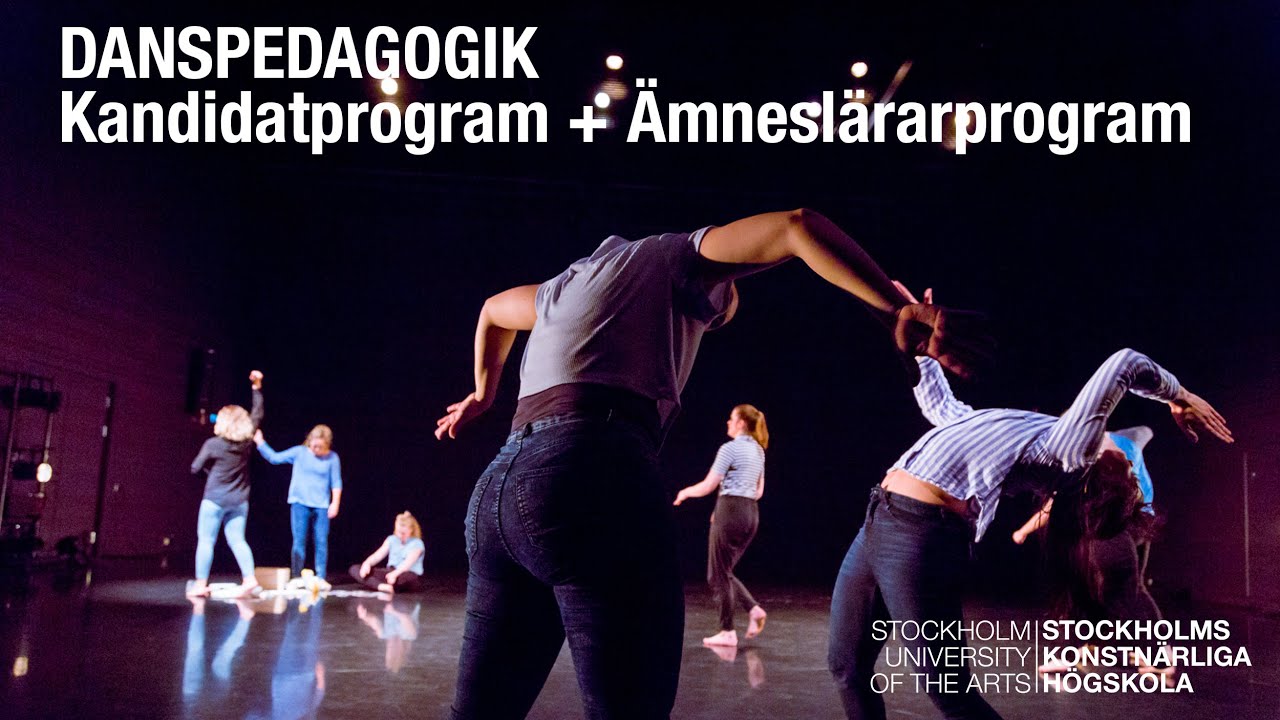 Danspedagogik – Kandidatprogram och Ämneslärarprogram