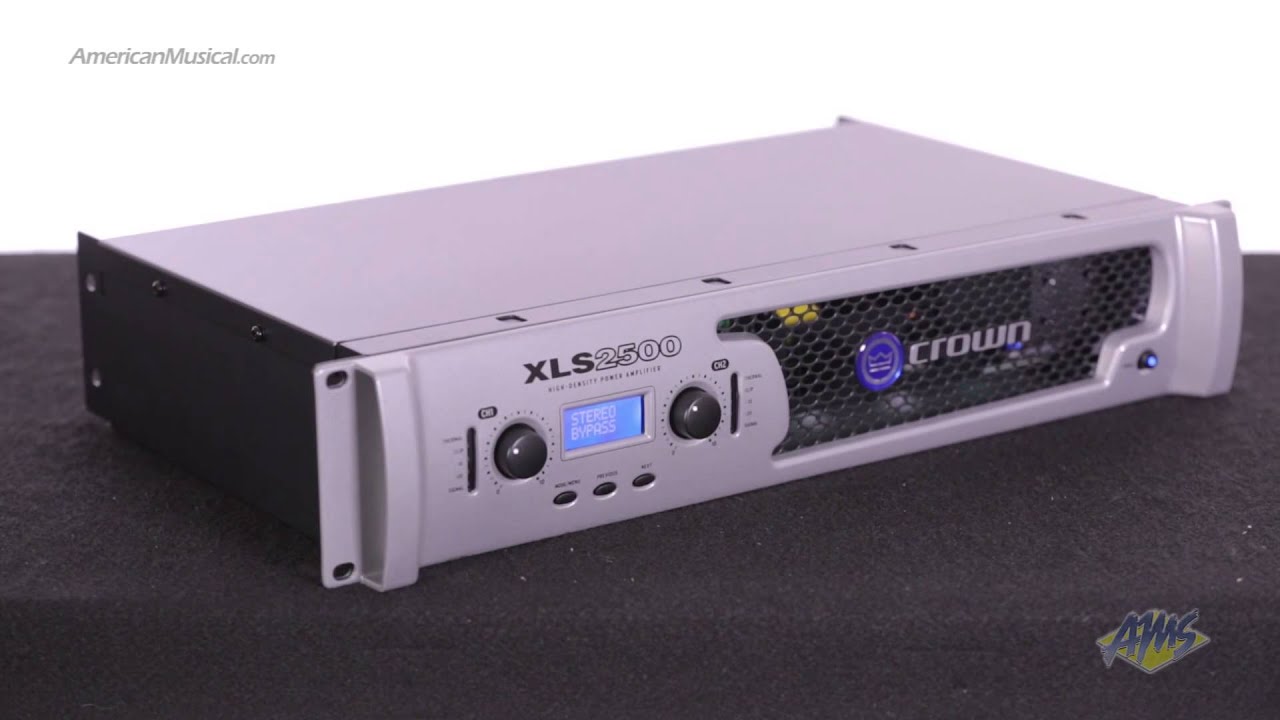 Crown XLS2500 Power Amplifier - Crown XLS2500