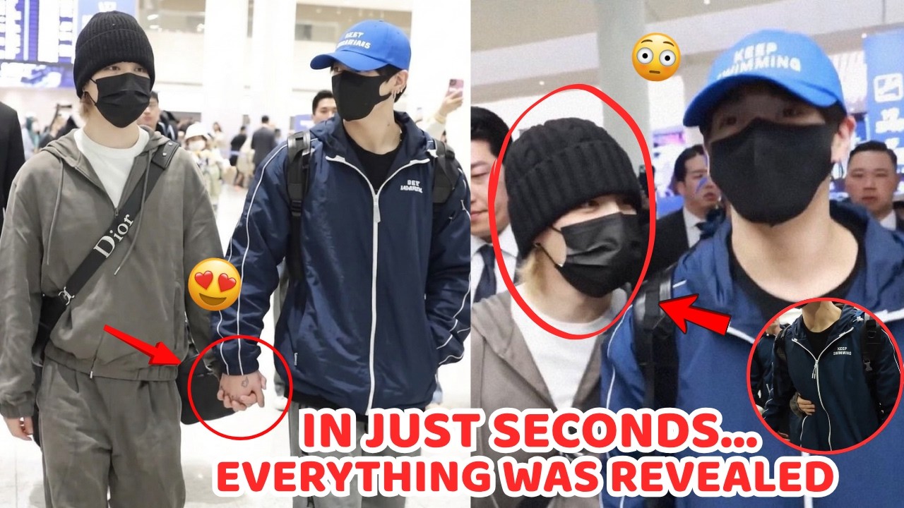 Jikook Holding Hands at the Airport&hellip; The Way Jungkook Protects Jimin Says Everything 💔