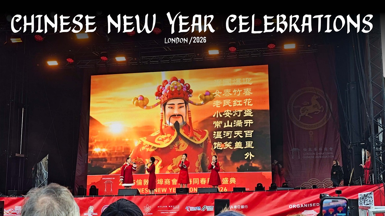 Chinese New Year 2026 in London 🇬🇧 | 农历新年 Chinatown Celebration & Lion Dance