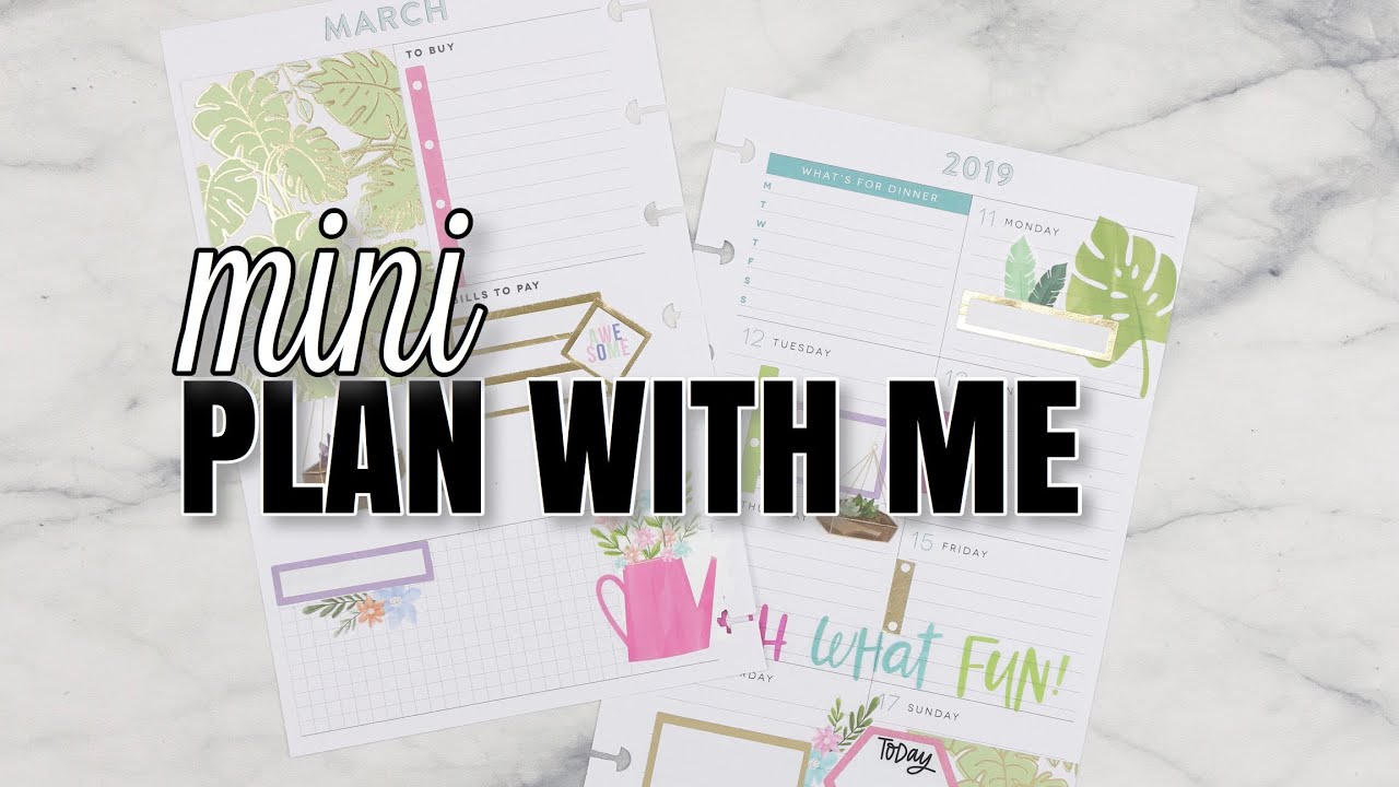 Mini Happy Planner Plan With Me | Dashboard Layout | At Home With Quita