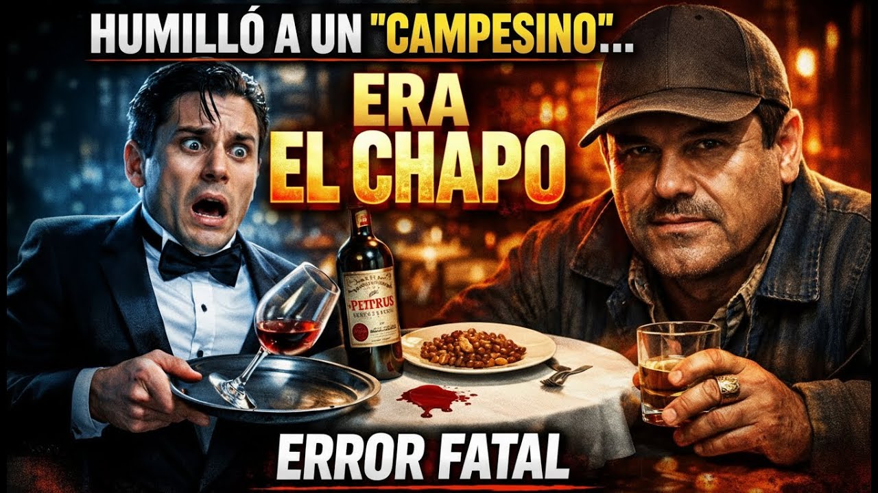 MESERO insultó a EL CHAPO: Del LUJO al INFIERNO por un ERROR FATAL