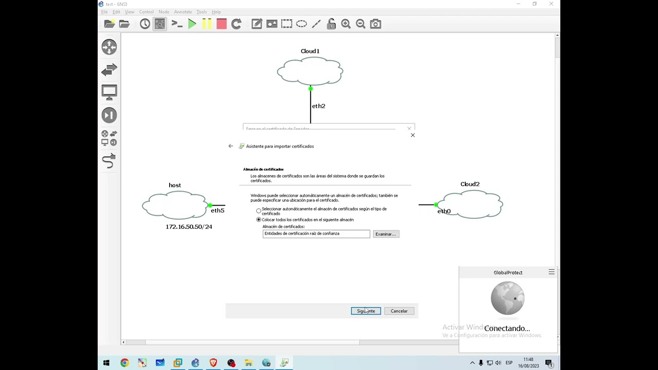 Configuración VPN  GlobalProtect  en el firewall Palo Alto , verificacion  | sesion 5