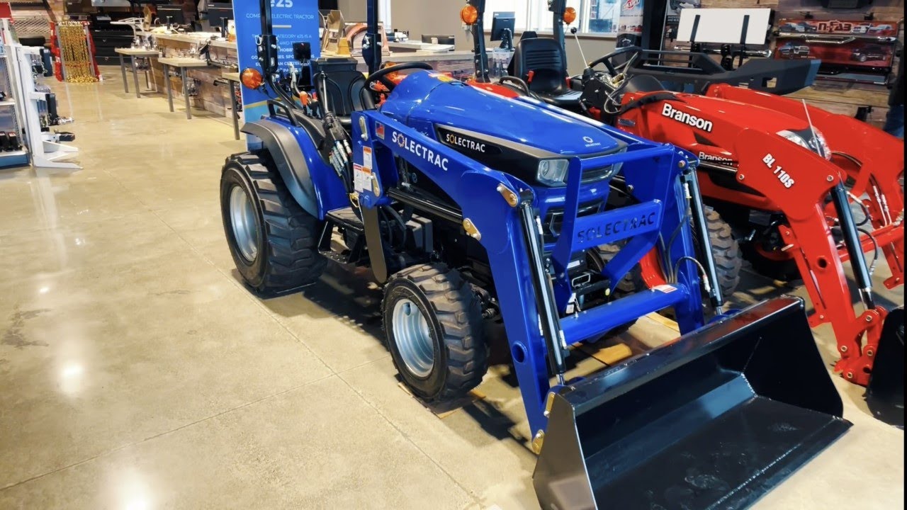 Solectrac e25 Electric Tractor Walkaround