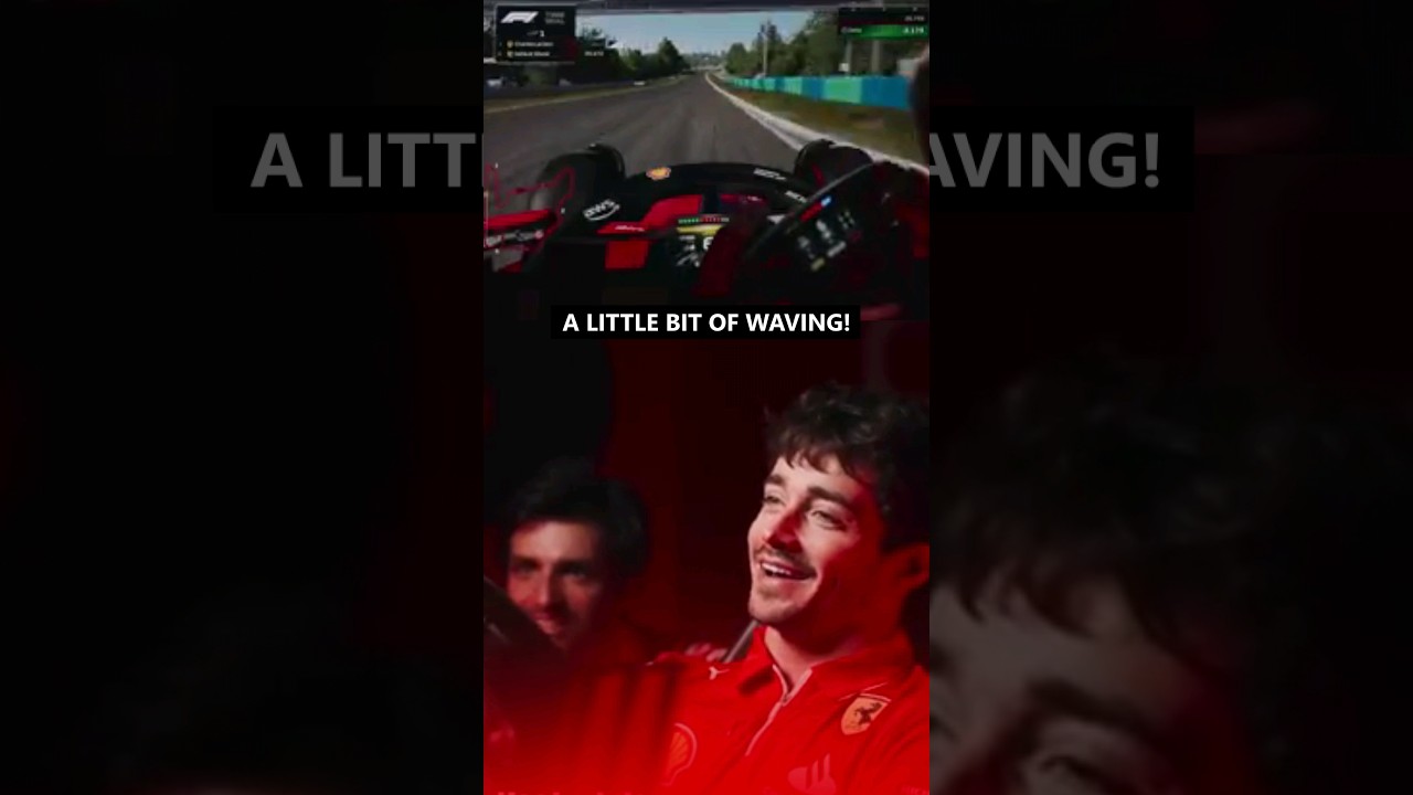 Carlos do Charlesa: &bdquo;Zrobiłeś Maxa&rdquo; 🤣 #f1 #formuła1 (📽 Cały film: @Ferrari)