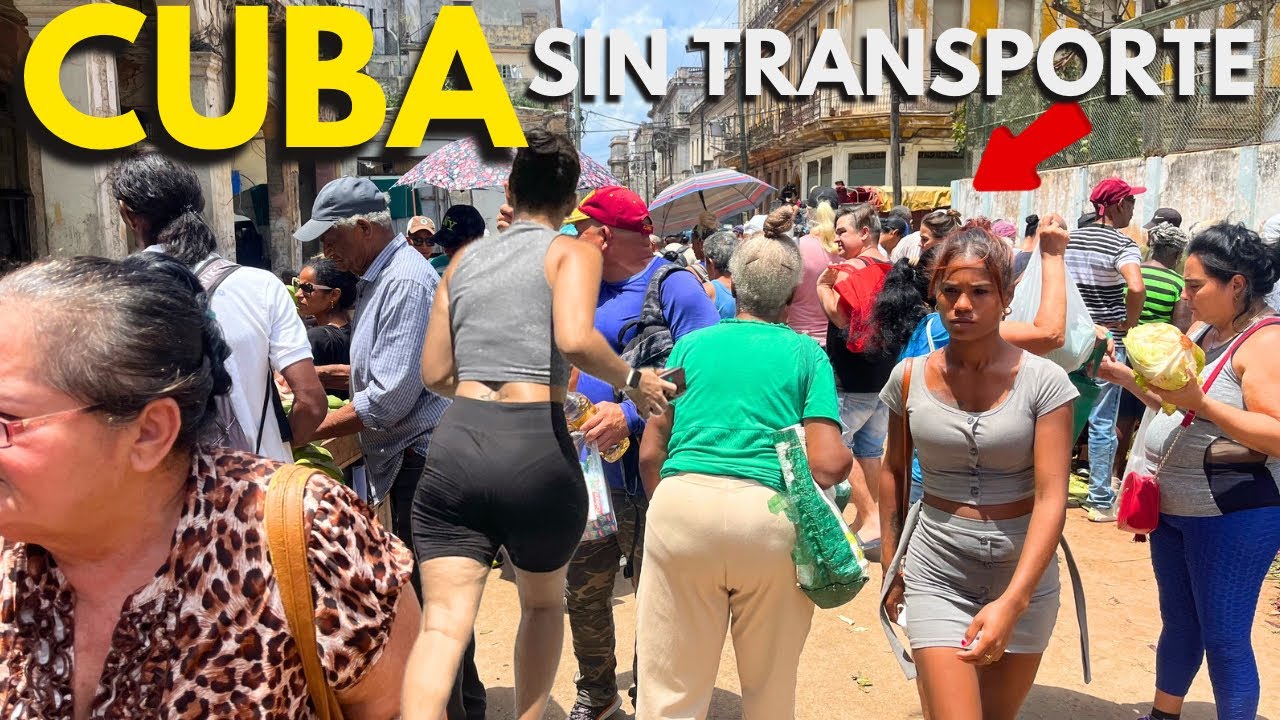 VIDA SIN TRANSPORTE EN CUBA: Así estamos en La Habana 🇨🇺 Calles de La Habana Cuba en 2026
