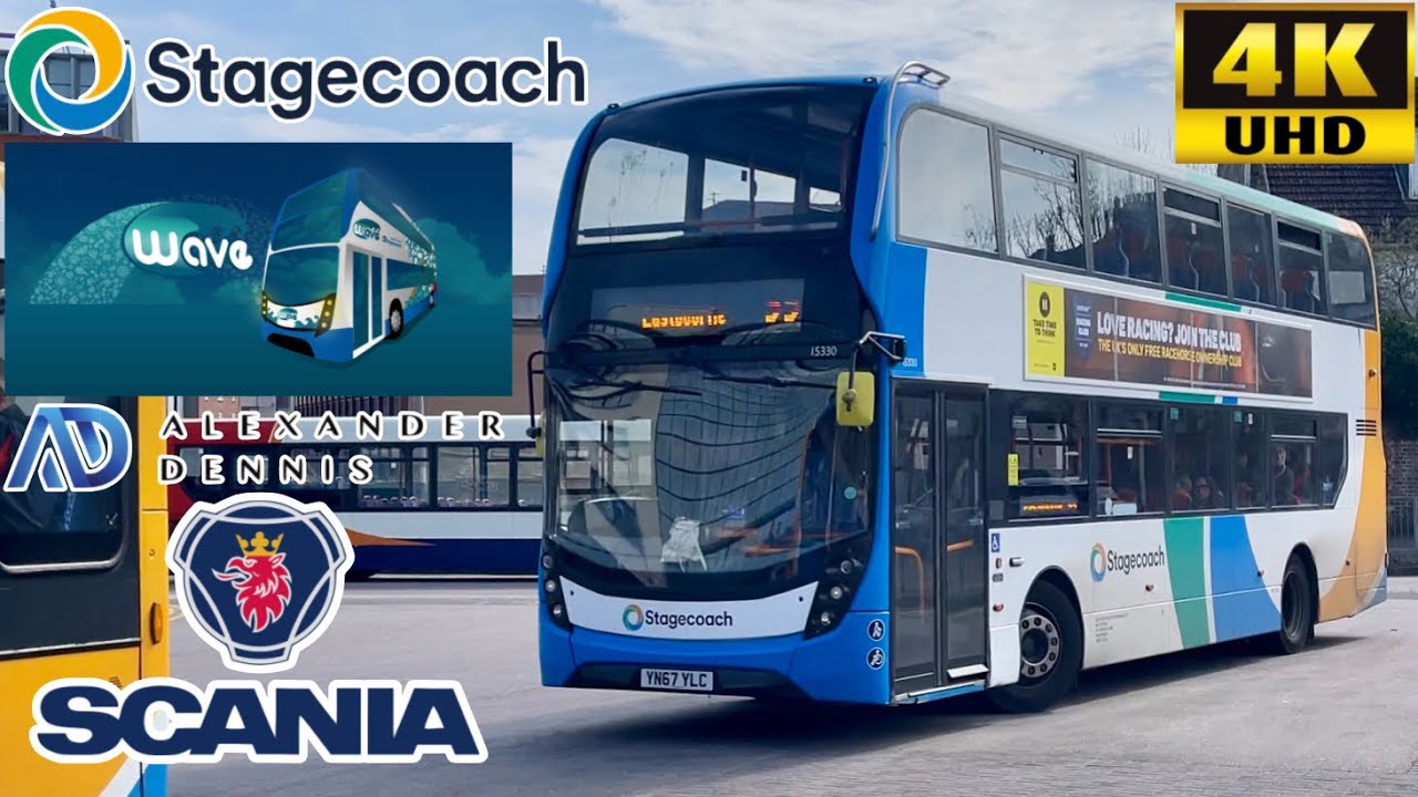 [Stagecoach: Wave 99 Eastbourne to Hastings via Bexhill & Pevensey Bay] ADL E400MMC Scania N250UD